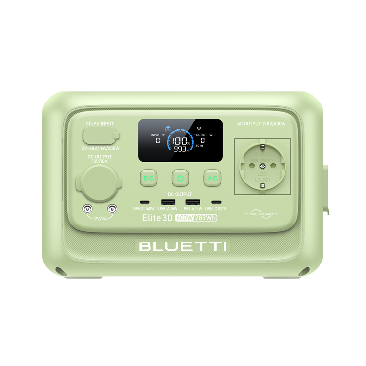 BLUETTI Elite 30 V2 Tragbare Powerstation | 600 W 288 Wh (Nur Für Deutschland)