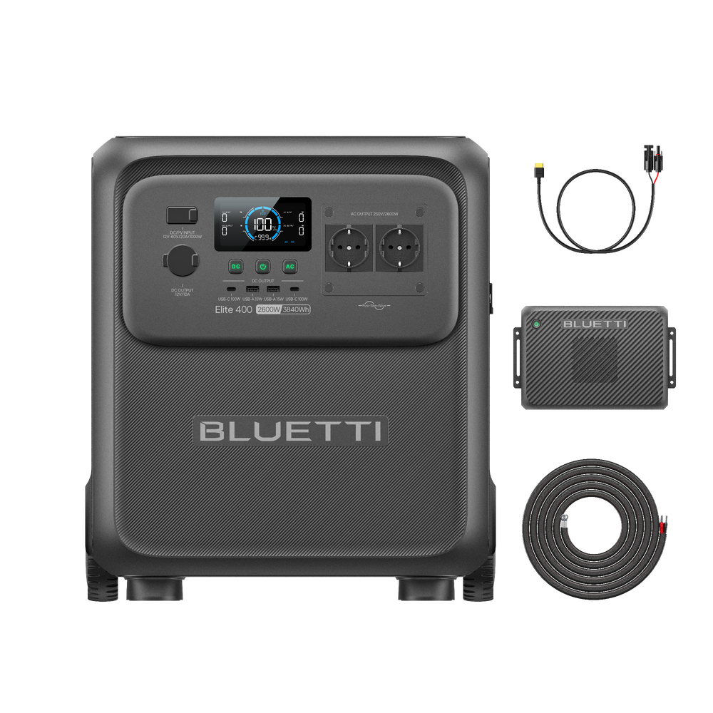 BLUETTI Elite 400 tragbare Powerstation | 2.600 W, 3.840 Wh (Nur Für Deutschland)