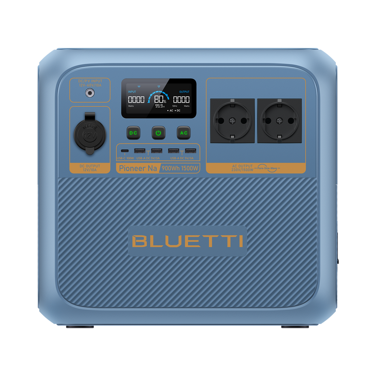BLUETTI Pioneer Na tragbare Powerstation (Sodium-ion) | 1.500 W, 900 Wh (Nur Für Deutschland)