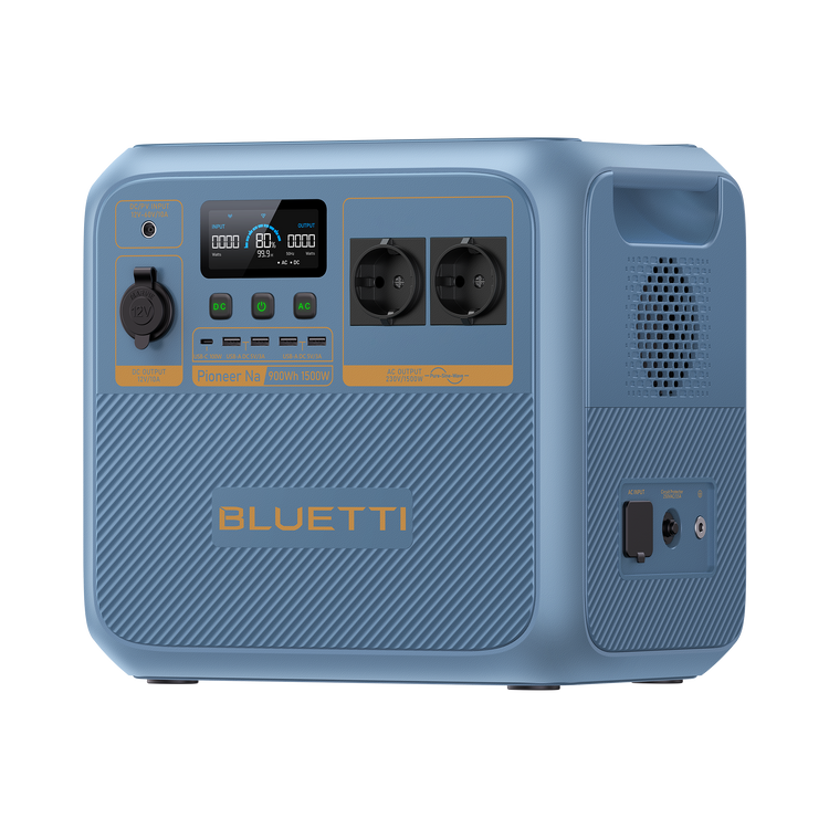 BLUETTI Pioneer Na tragbare Powerstation (Sodium-ion) | 1.500 W, 900 Wh (Nur Für Deutschland)