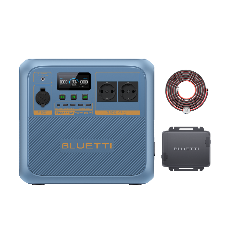BLUETTI Pioneer Na tragbare Powerstation (Sodium-ion) | 1.500 W, 900 Wh (Nur Für Deutschland)