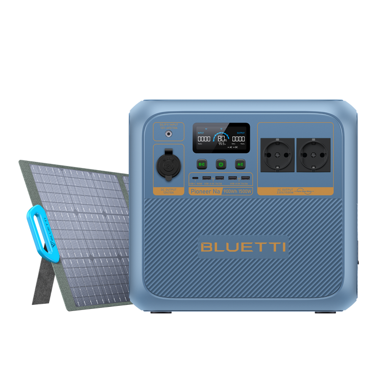 BLUETTI Pioneer Na tragbare Powerstation (Sodium-ion) | 1.500 W, 900 Wh (Nur Für Deutschland)