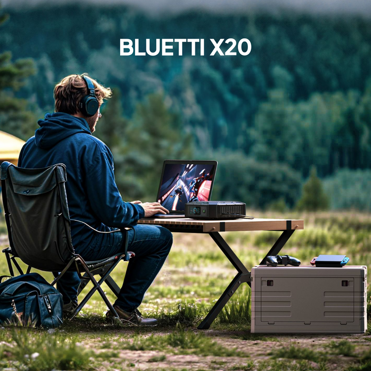 BLUETTI X20 Powerbank für Laptop | 288 W 153,6 Wh