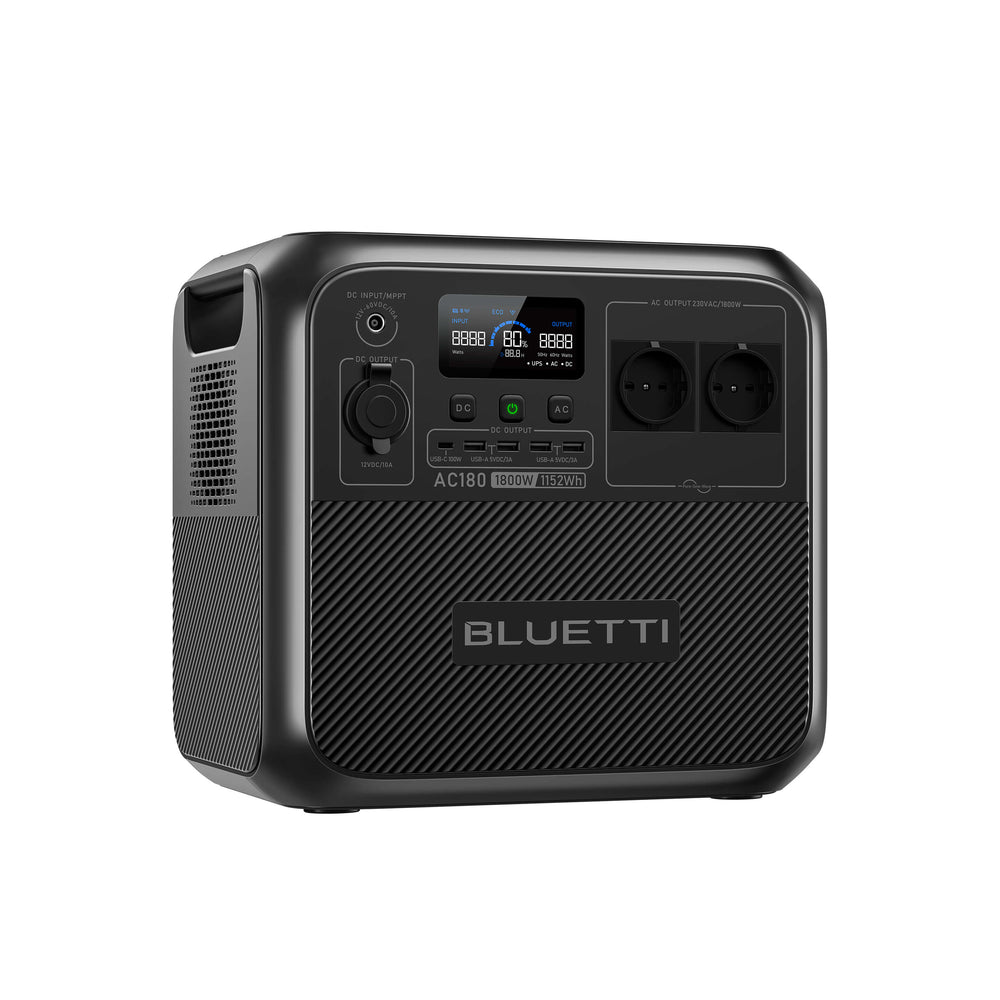 BLUETTI AC180 Tragbare Powerstation | 1800 W 1152 Wh (Nur Für Deutschland)