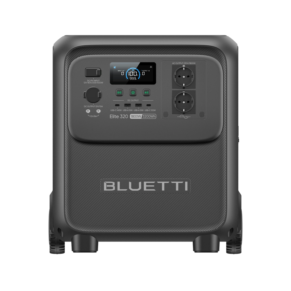 BLUETTI Elite 320 Tragbare Powerstation | 1.800W 3.200Wh