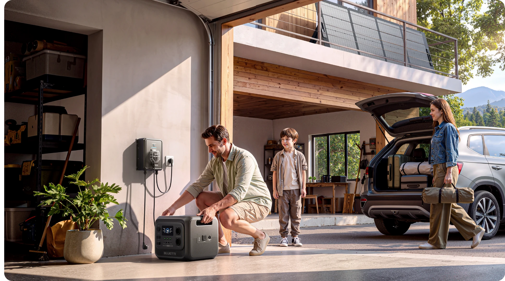 Zwischen Einsparungen zu Hause und Power am Wochenende wechseln