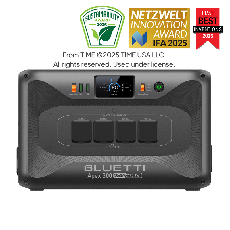 BLUETTI Apex 300 Vielseitige Powerstation| 3.840 W 2.764,8 Wh (Nur Für Deutschland)