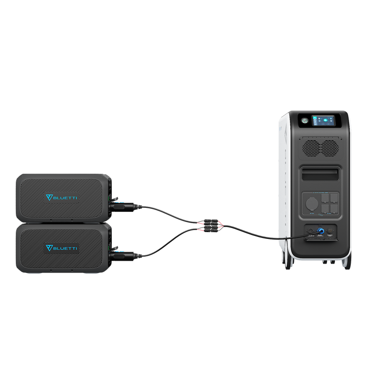 bluetti ep500pro + erweiterungsbatterie