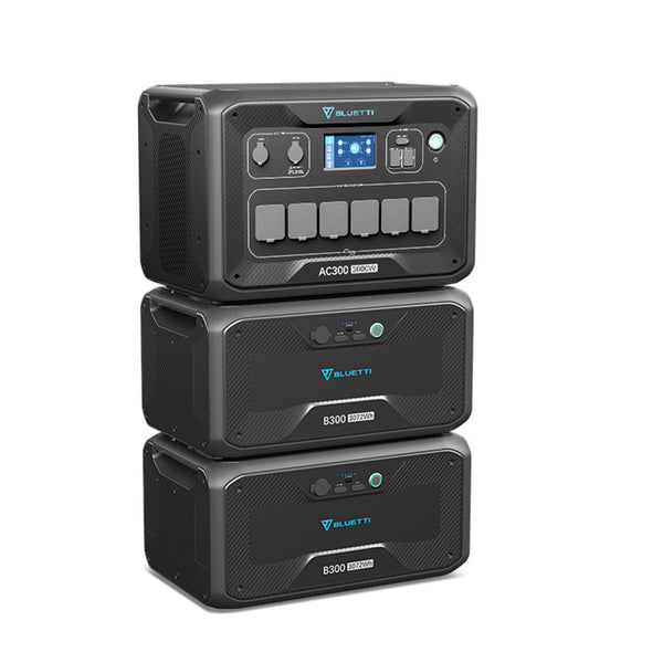 BLUETTI AC300 + 2*B300 Hausbatteriespeicher - BLUETTI DE
