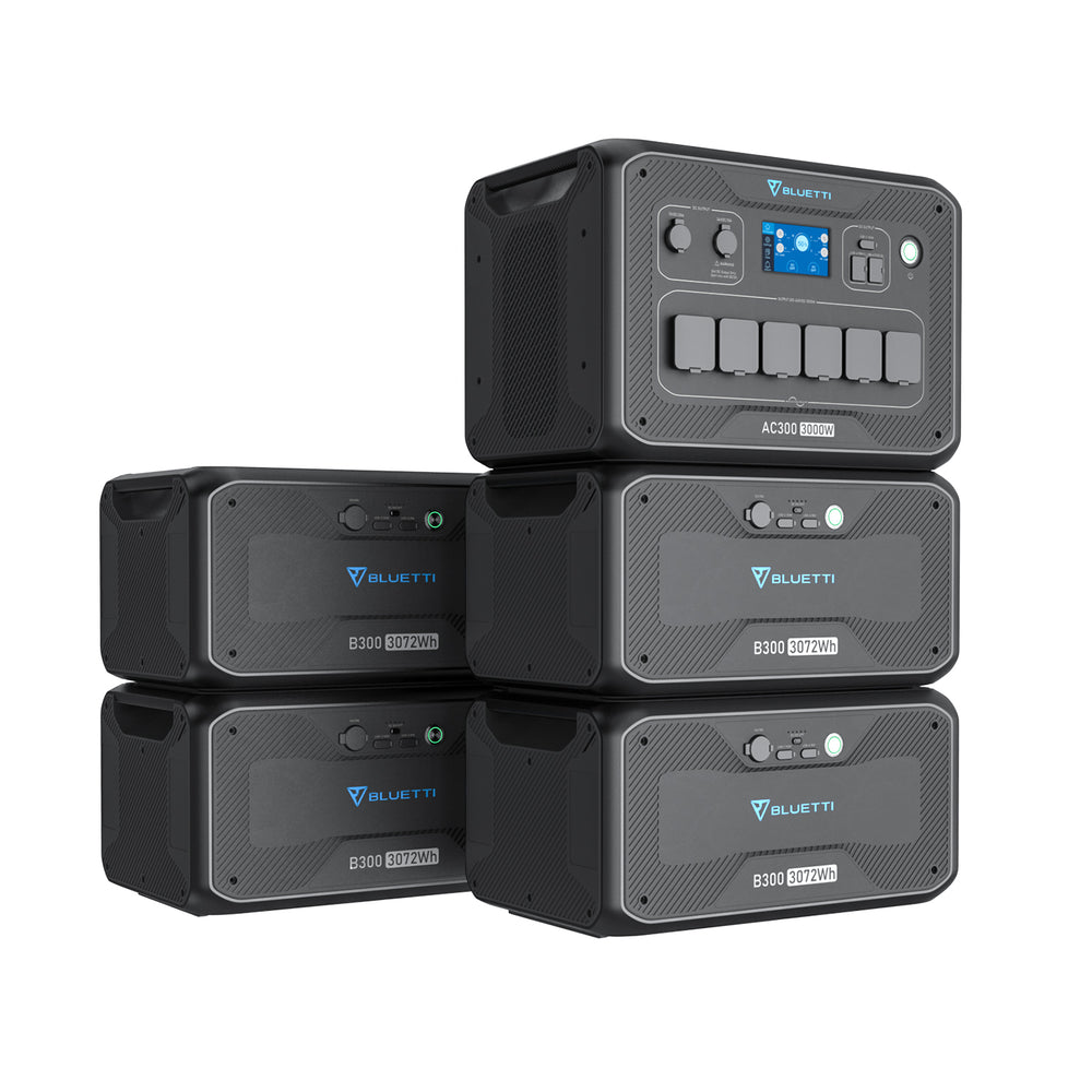 bluetti ac300+4*b300 hausbatteriespeicher