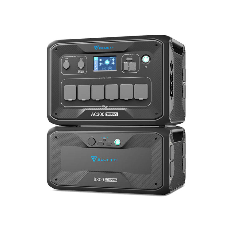 bluetti ac300 + b300 hausbatteriespeicher