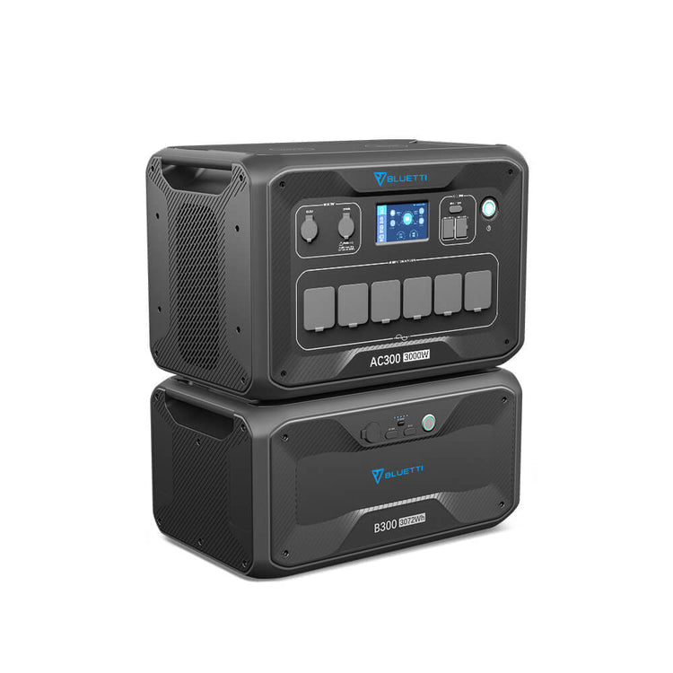 bluetti ac300 + b300 hausbatteriespeicher