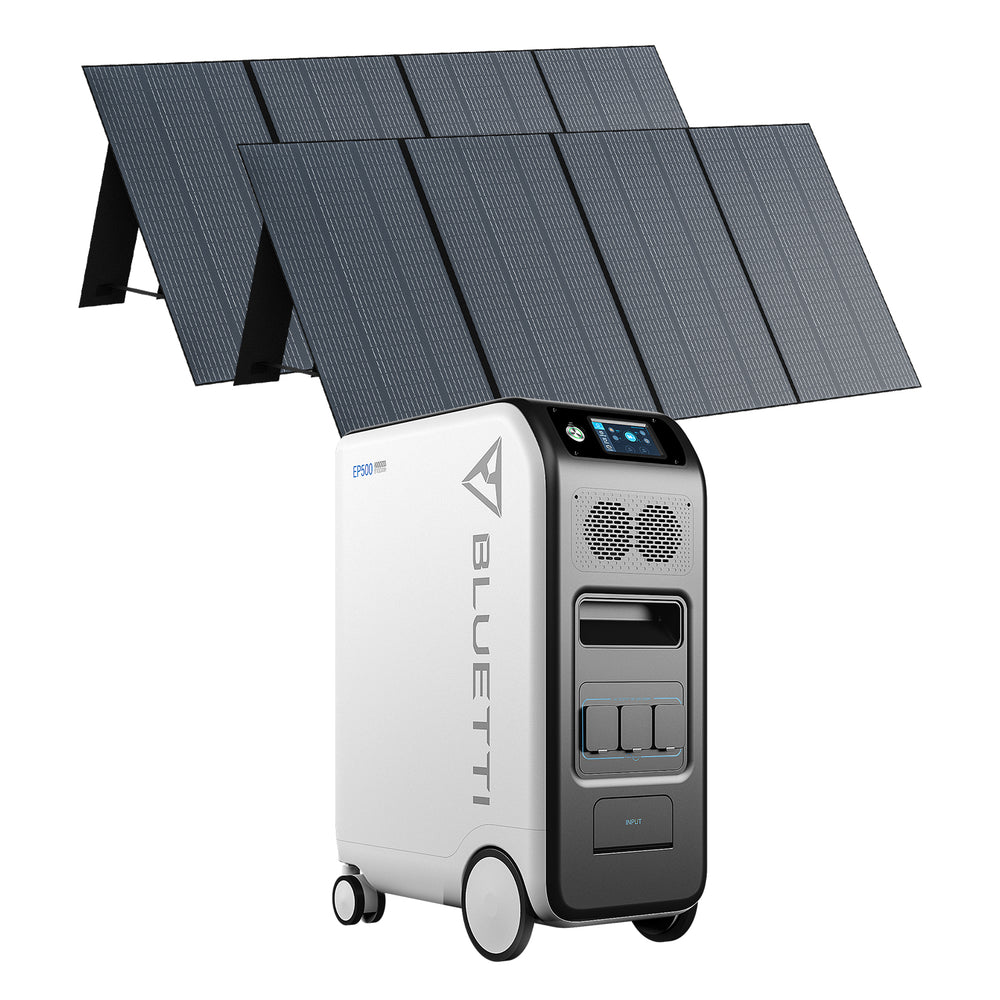 bluetti ep500 + 2*pv350 stromaggregat solar