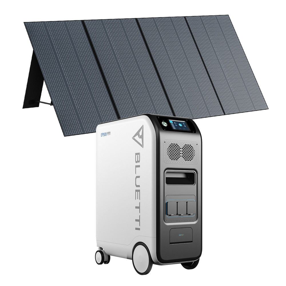 bluetti ep500 +pv350 stromaggregat solar