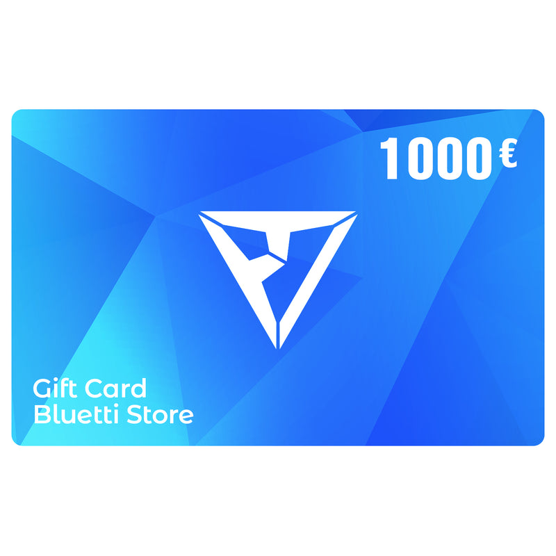 bluetti geschenkkarte €1,000.00